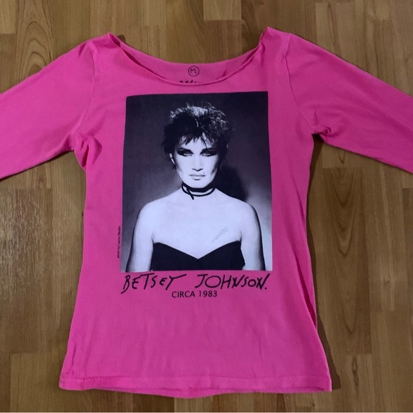 Vintage Betsey Johnson Long Sleeve Tee - M - Picture 2 of 3